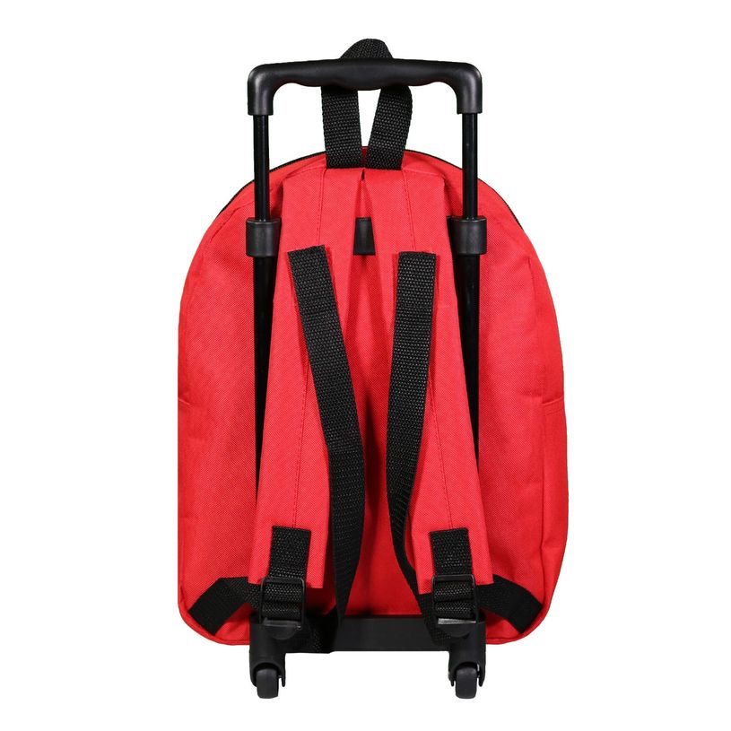 3666311023052-Sac maternelle à roulettes Cars - 1 compartiment - 10L - rouge - Bagtrotter-P_405164010_3-2