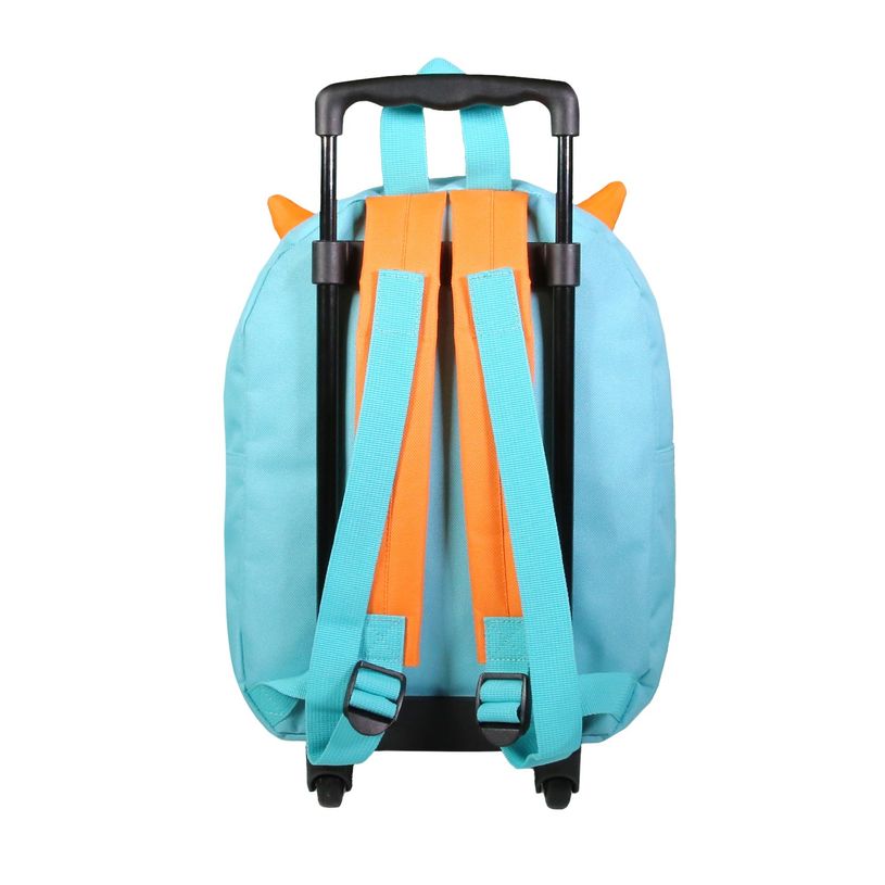3666311024349-Sac maternelle à roulettes Kids - 1 compartiment - bleu - Bagtrotter-P_405164011_3-2