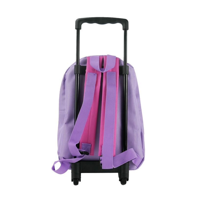 3666311024363-Sac maternelle à roulettes Kids - 1 compartiment - violet - Bagtrotter-P_405164013_3-2