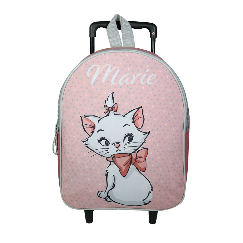 3666311023809-Sac maternelle à roulettes Marie - 1 compartiment - rose - Bagtrotter-P_405164017_1-0