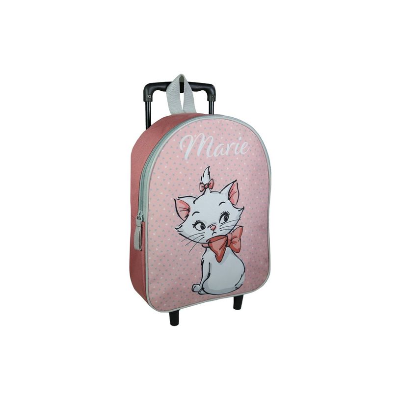 3666311023809-Sac maternelle à roulettes Marie - 1 compartiment - rose - Bagtrotter-P_405164017_5-4