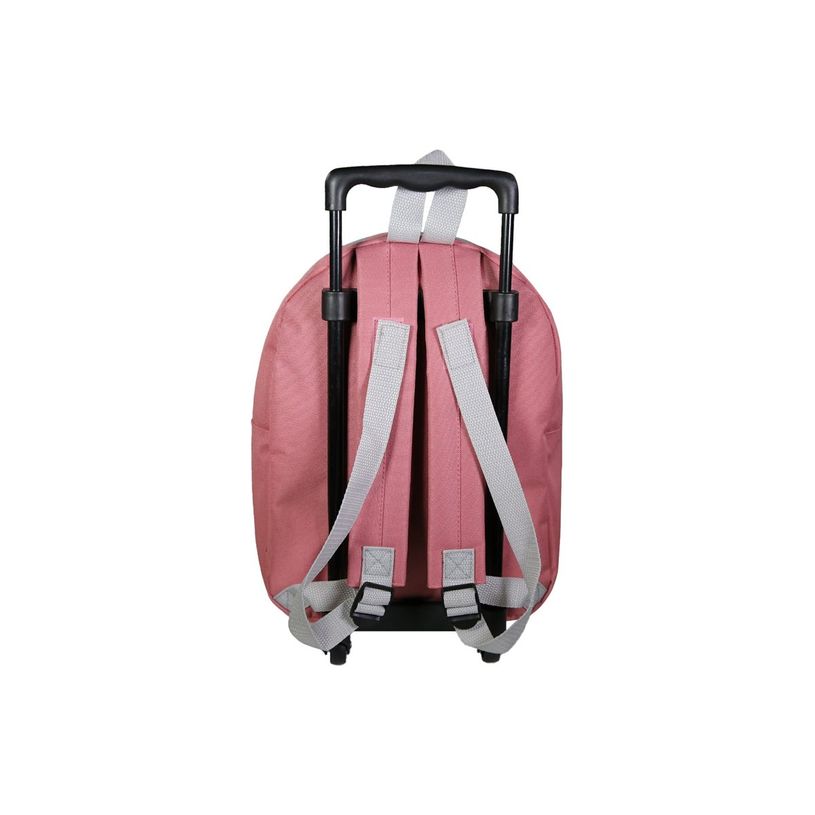 3666311023809-Sac maternelle à roulettes Marie - 1 compartiment - rose - Bagtrotter-P_405164017_7-7