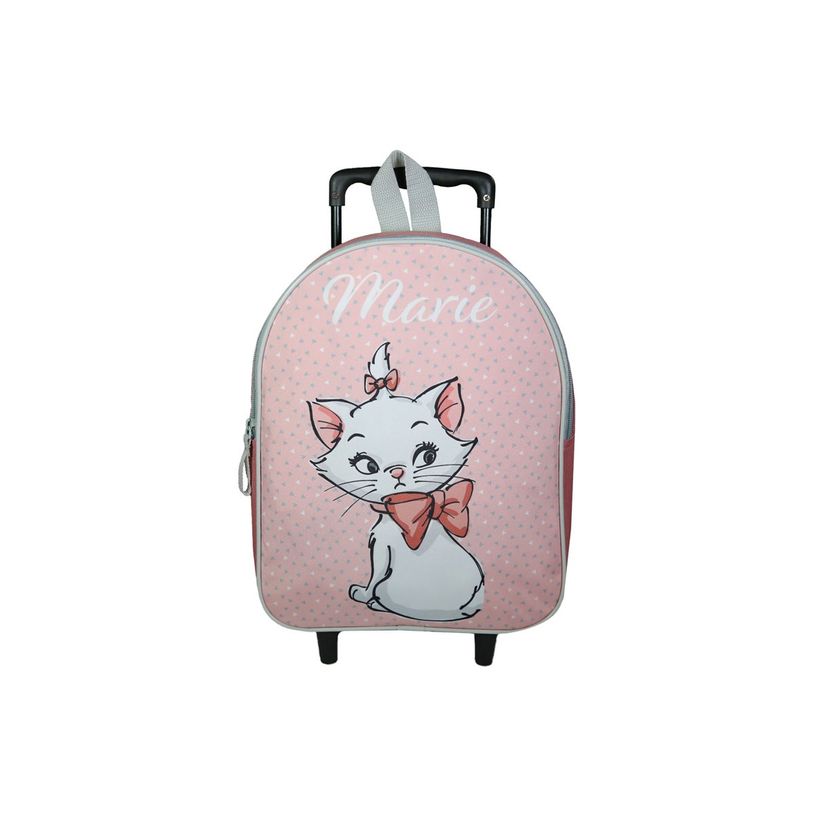 3666311023809-Sac maternelle à roulettes Marie - 1 compartiment - rose - Bagtrotter-P_405164017_8-6