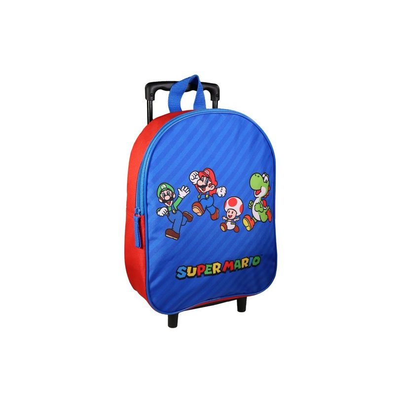 3666311023250-Sac maternelle à roulettes Super Mario - 1 compartiment - multicolore - Bagtrotter-P_405164023_6-5
