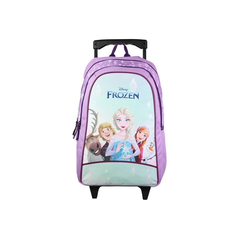 3666311022758-Sac à dos à roulettes La Reine des Neiges - 2 compartiments - violet - Bagtrotter-P_405164032_4-8