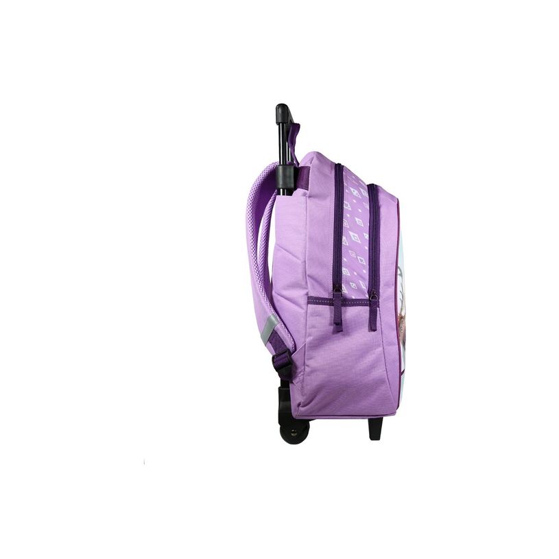 3666311022758-Sac à dos à roulettes La Reine des Neiges - 2 compartiments - violet - Bagtrotter-P_405164032_5-7