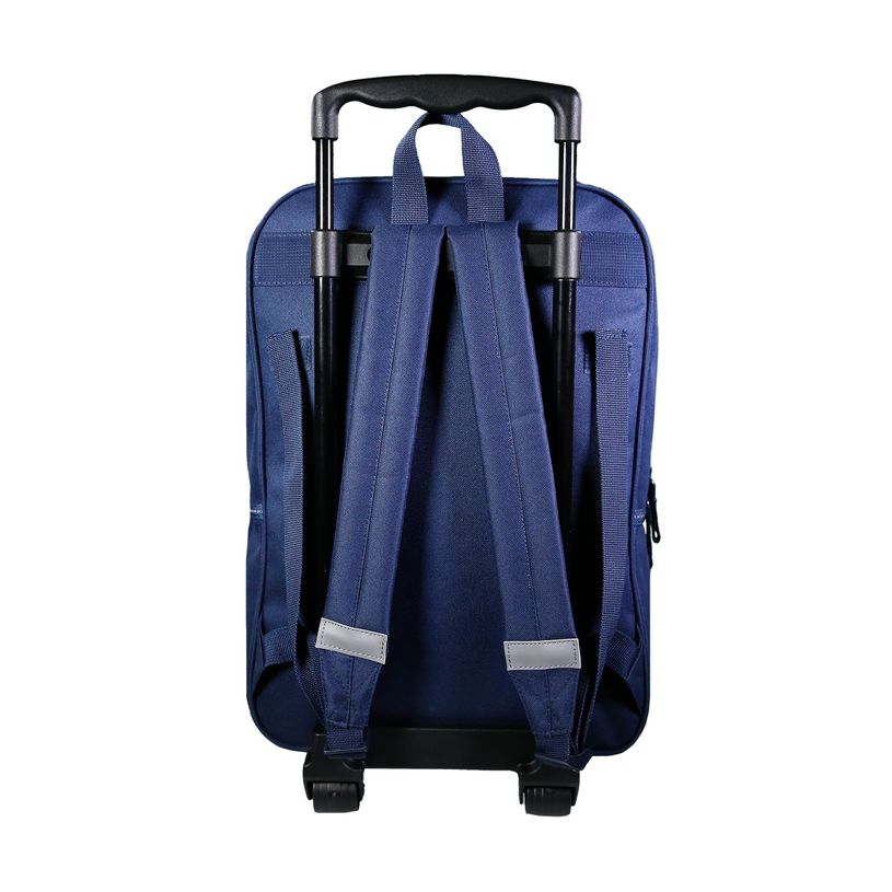 3666311021577-Sac à dos à roulettes Lili Lou - 1 compartiment - bleu - Bagtrotter-P_405164034_3-2