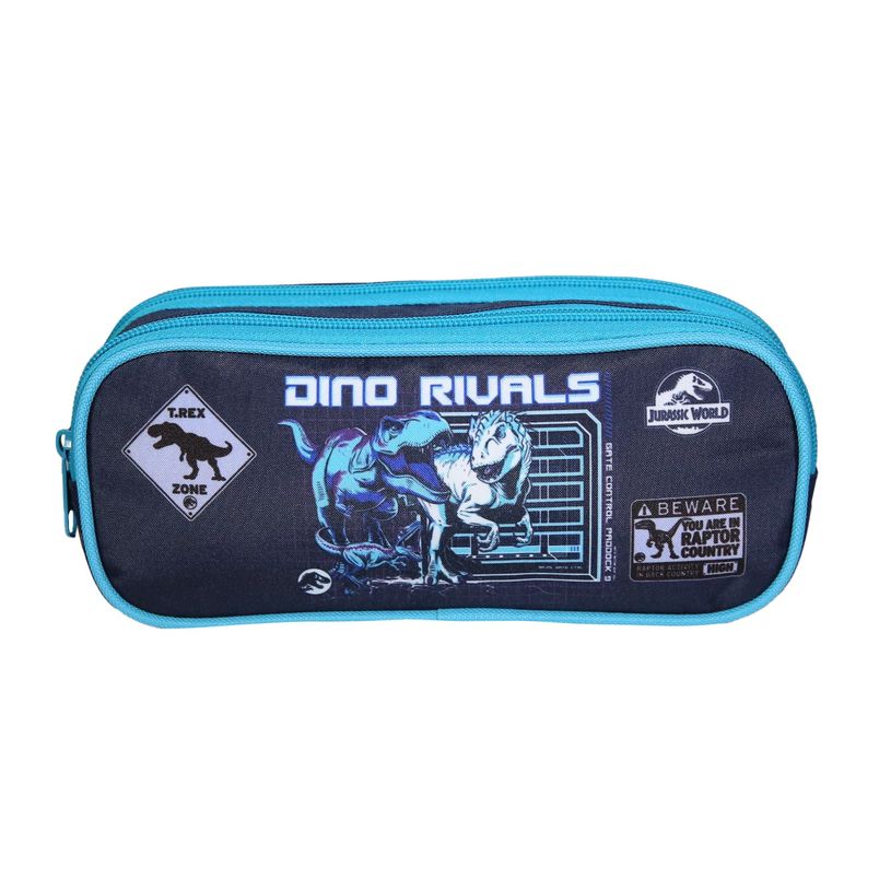 3666311022024-Trousse Jurassic World - 2 compartiments - bleu - Bagtrotter-P_405164074_1-0