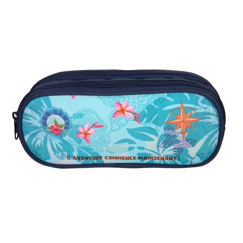 3666311018850-Trousse Koh Lanta - 2 compartiments - turquoise - Bagtrotter-P_405164075_1-0