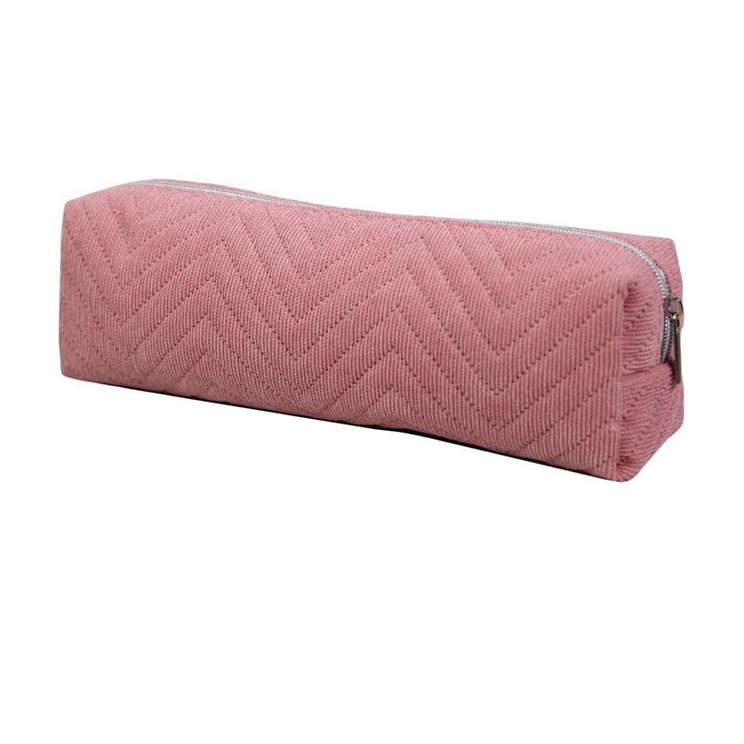 3666311017822-Trousse carrée - 1 compartiment - rose - Bagtrotter-P_405164099_4-4