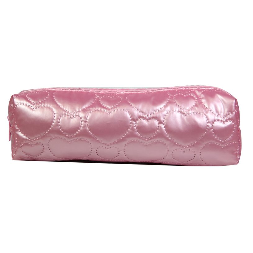 3666311017785-Trousse carrée - 1 compartiment - rose/cœurs - Bagtrotter-P_405164101_3-2