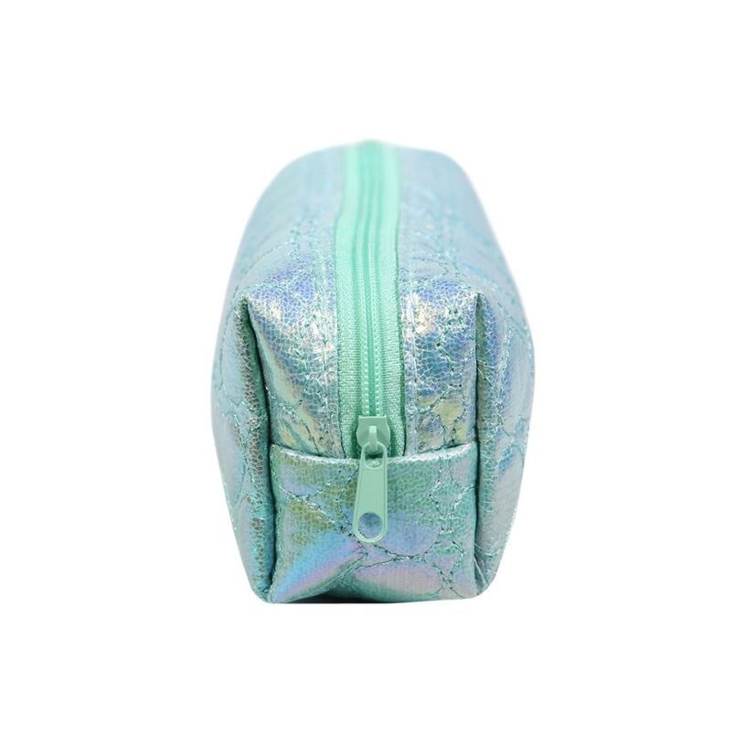 3666311017778-Trousse carrée - 1 compartiment - turquoise - Bagtrotter-P_405164103_7-3