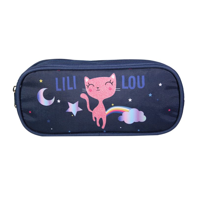 3666311021508-Trousse rectangulaire Lili Lou - 1 compartiment - bleu - Bagtrotter-P_405164111_1-0