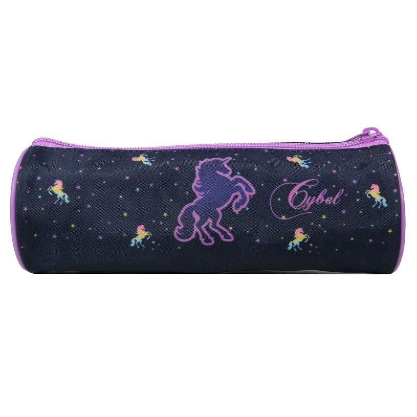 3666311020990-Trousse ronde Cybel - 1 compartiment - bleu - Bagtrotter-P_405164120_3-2