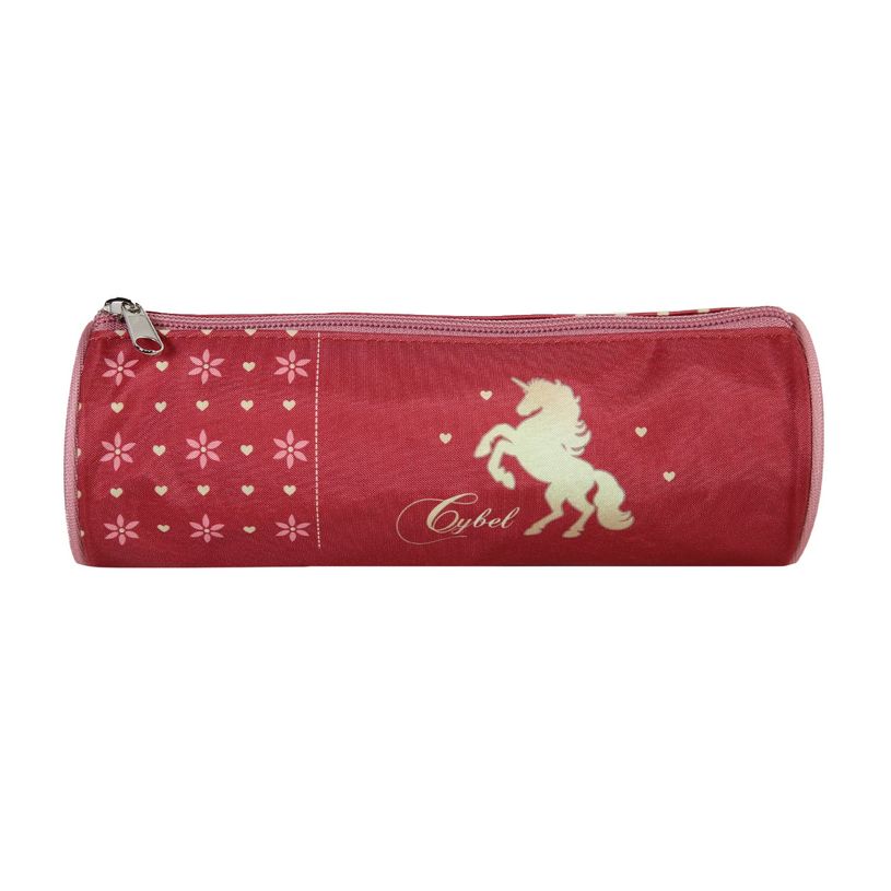 3666311026046-Trousse ronde Cybel - 1 compartiment - rose - Bagtrotter-P_405164121_1-0