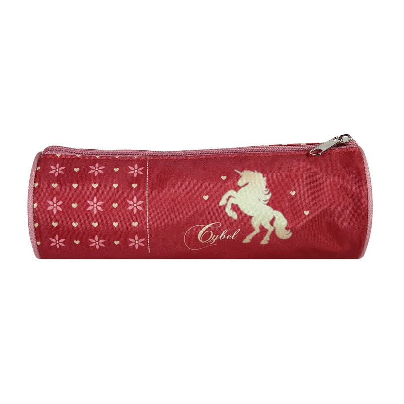 3666311026046-Trousse ronde Cybel - 1 compartiment - rose - Bagtrotter-P_405164121_3-2