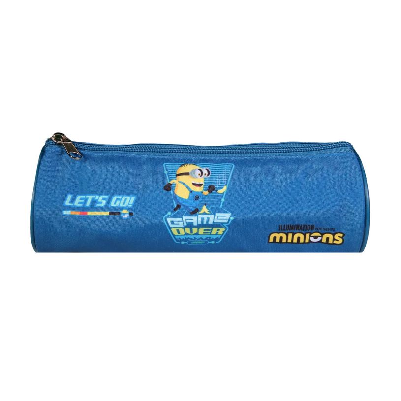 3666311023564-Trousse ronde Les Minions - 1 compartiment - bleu - Bagtrotter-P_405164133_1-0