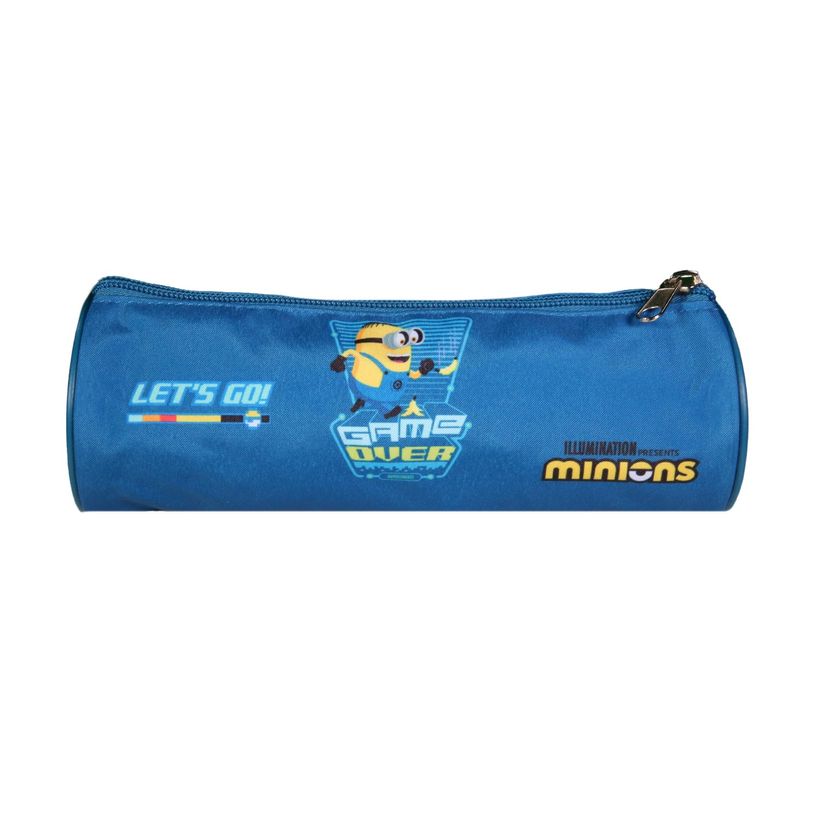 3666311023564-Trousse ronde Les Minions - 1 compartiment - bleu - Bagtrotter-P_405164133_3-2