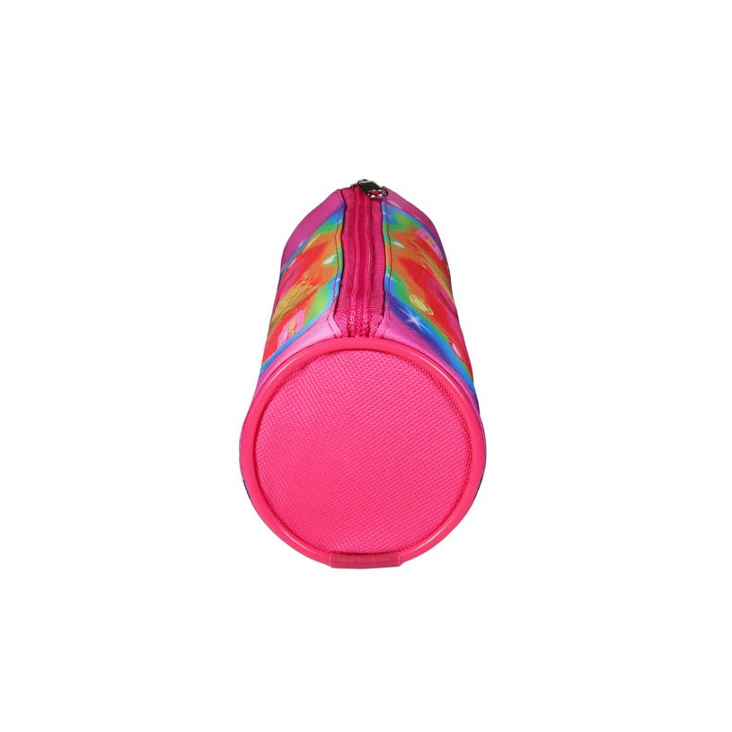 3666311023076-Trousse ronde Les Trolls - 1 compartiment - rose - Bagtrotter-P_405164134_2-1