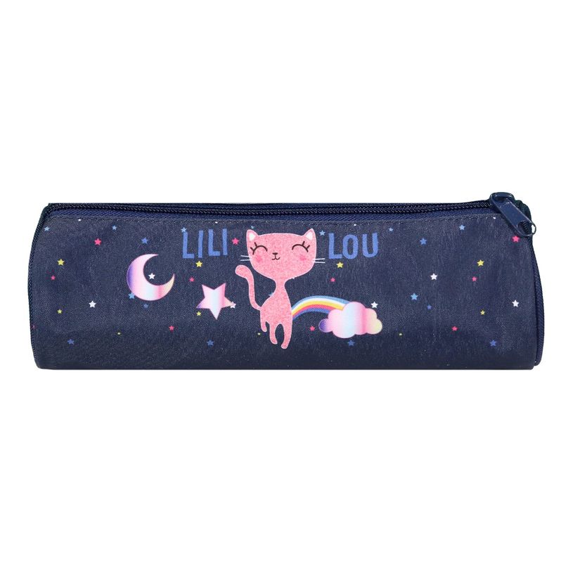 3666311021515-Trousse ronde Lili Lou - 1 compartiment - bleu - Bagtrotter-P_405164136_3-2