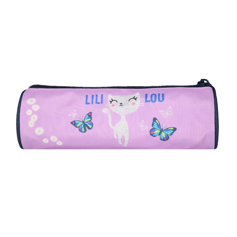 3666311021317-Trousse ronde Lili Lou - 1 compartiment - violet - Bagtrotter-P_405164137_1-0