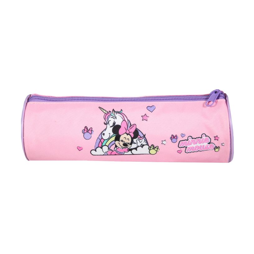 3666311023991-Trousse ronde Minnie - 1 compartiment - rose - Bagtrotter-P_405164141_3-2