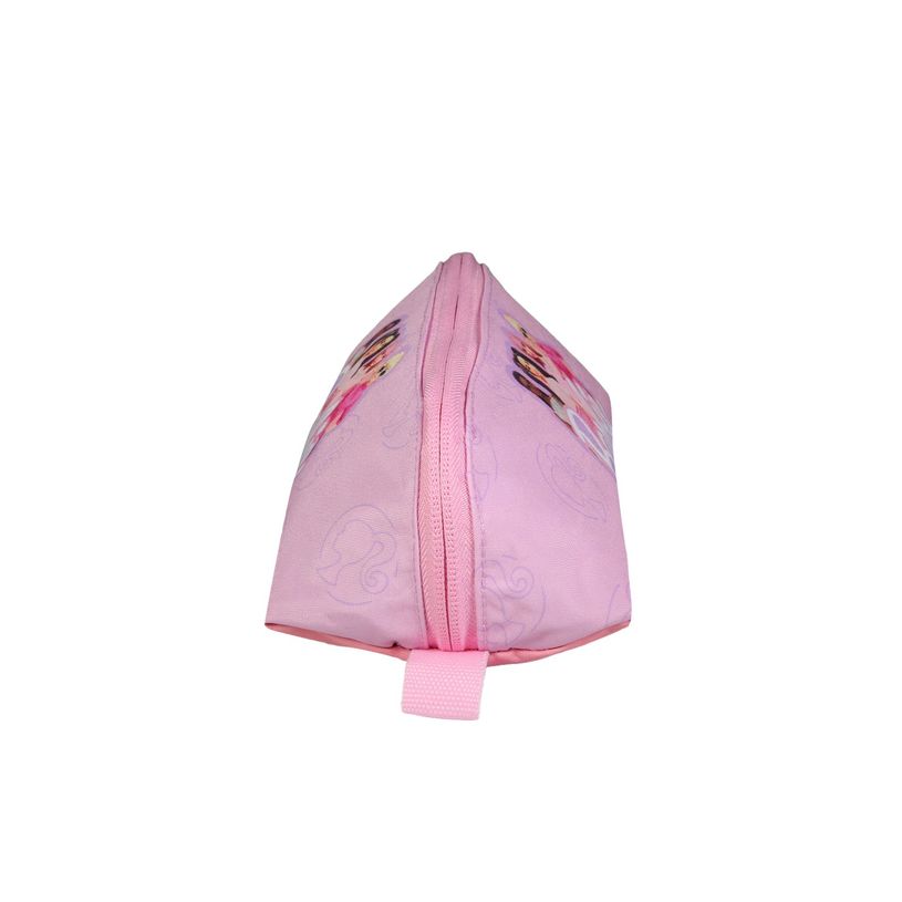3666311022567-Trousse triangulaire Barbie réversible - 1 compartiment - rose - Bagtrotter-P_405164161_2-1