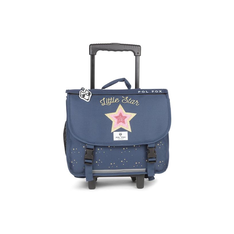 3663842008282-Cartable réversible à roulettes Star Blue - 38 cm - 2 compartiments - bleu - Pol Fox-P_405164583_14-14