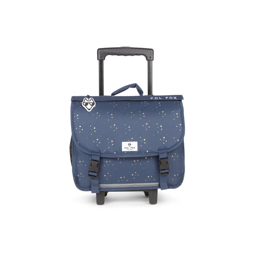 3663842008282-Cartable réversible à roulettes Star Blue - 38 cm - 2 compartiments - bleu - Pol Fox-P_405164583_15-8