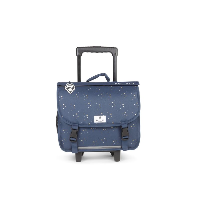 3663842008282-Cartable réversible à roulettes Star Blue - 38 cm - 2 compartiments - bleu - Pol Fox-P_405164583_3-2