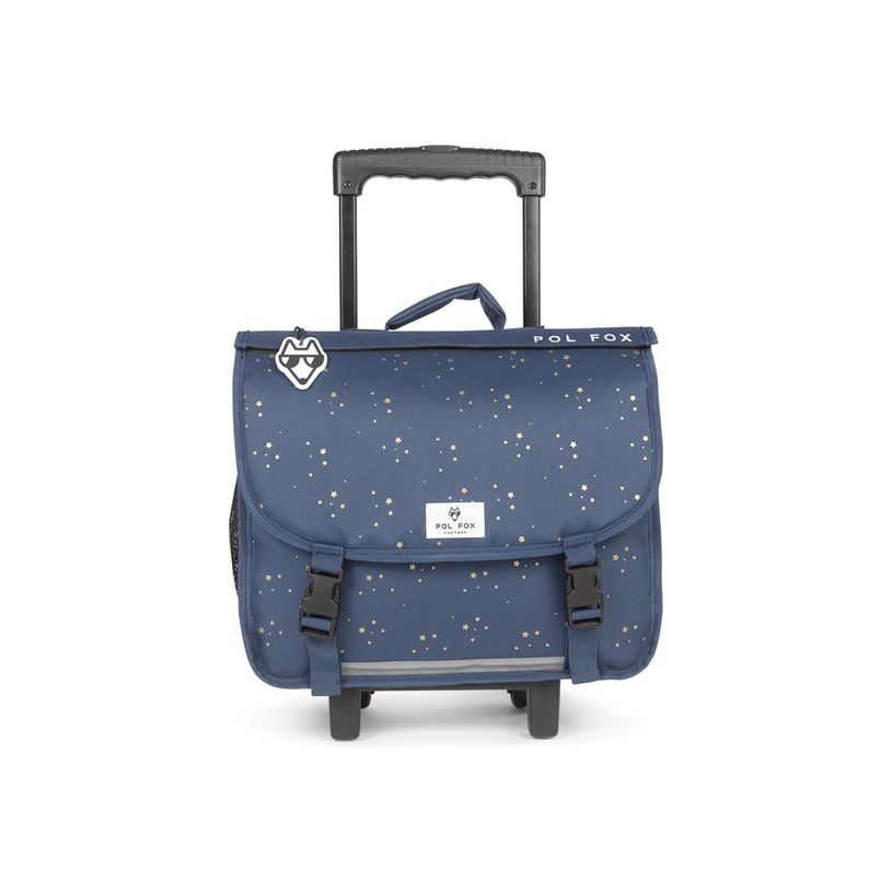 3663842008282-Cartable réversible à roulettes Star Blue - 38 cm - 2 compartiments - bleu - Pol Fox-P_405164583_8-15