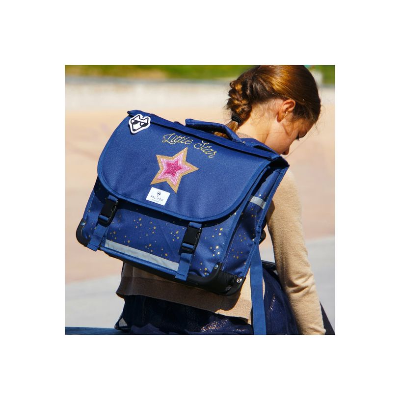 3663842008275-Cartable réversible Star Blue - 41 cm - 2 compartiments - bleu - Pol Fox-P_405164589_10-16