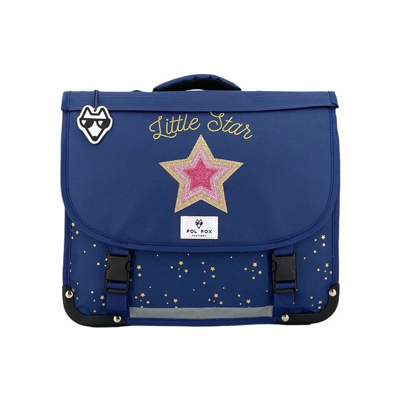 3663842008275-Cartable réversible Star Blue - 41 cm - 2 compartiments - bleu - Pol Fox-P_405164589_11-17