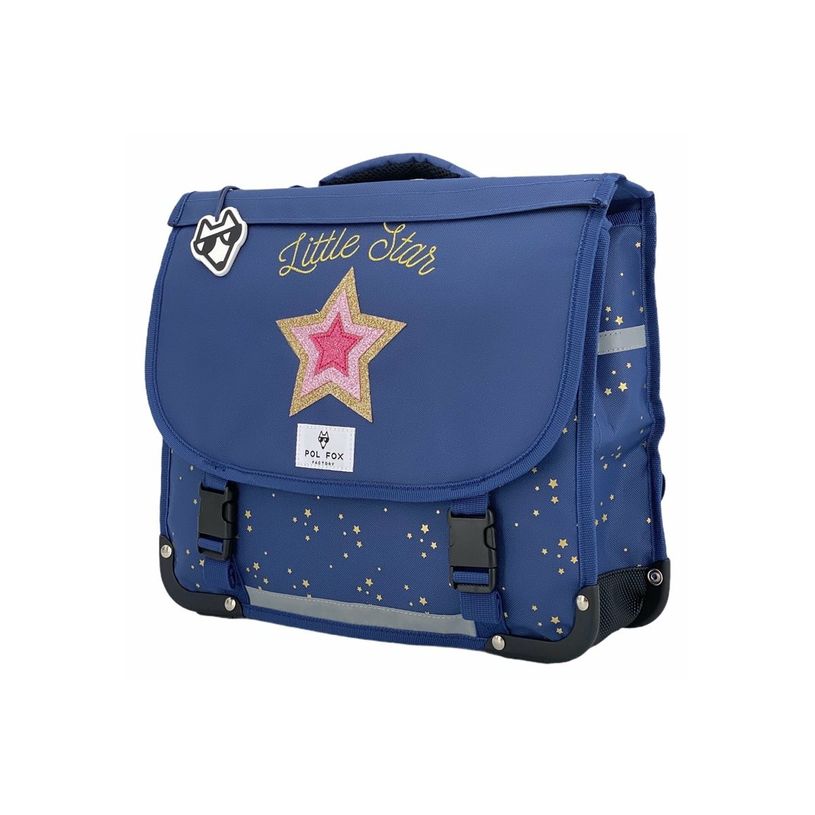 3663842008275-Cartable réversible Star Blue - 41 cm - 2 compartiments - bleu - Pol Fox-P_405164589_12-20