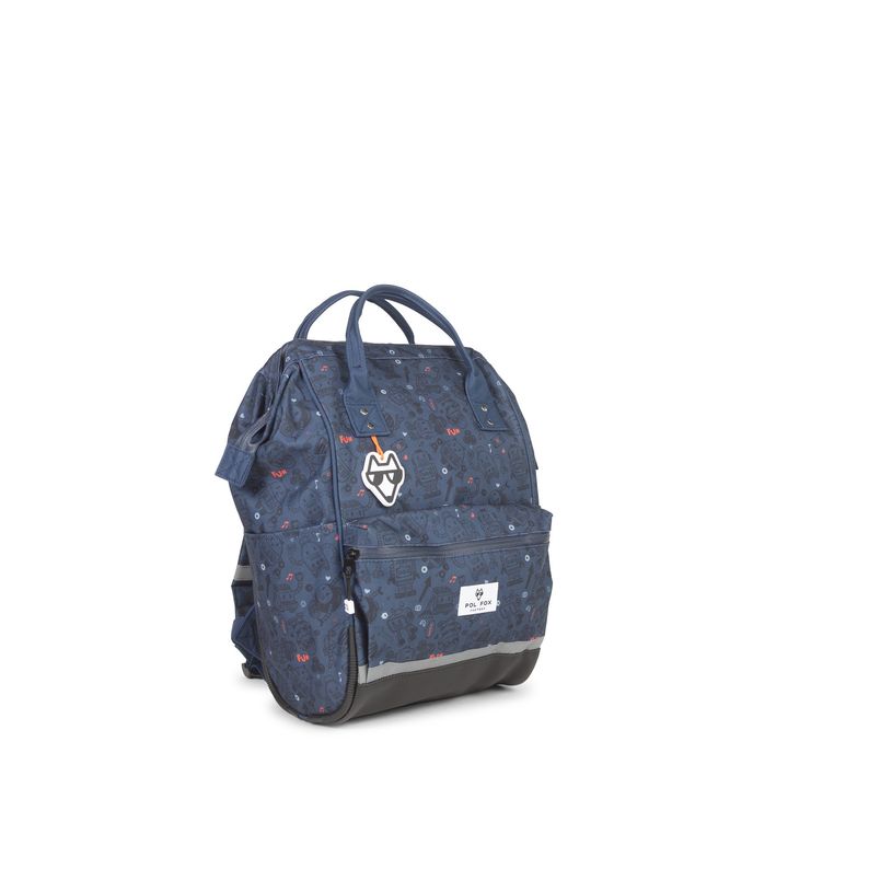 3663842008466-Sac à dos Robot - 1 compartiment - bleu - Pol Fox-P_405164592_1-0