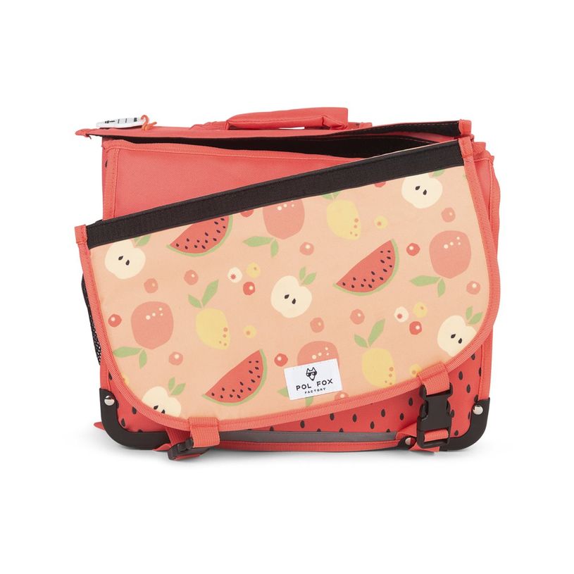 3663842008152-Cartable réversible Tutti Frutti - 38 cm - 2 compartiments - rouge - Pol Fox-P_405164597_11-14