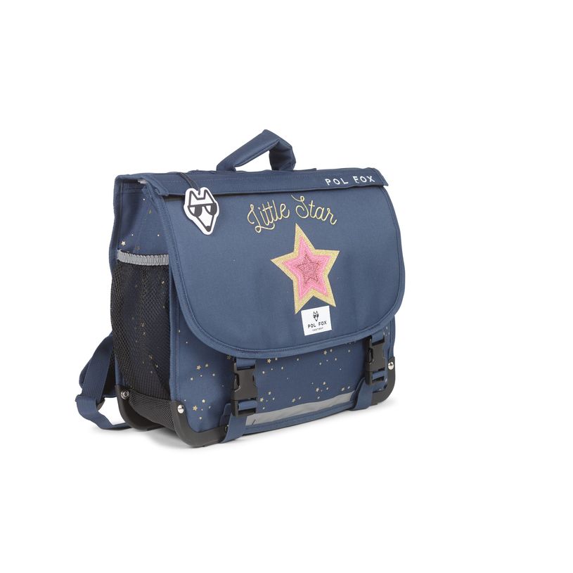 3663842008268-Cartable réversible Star Blue - 38 cm - 2 compartiments - bleu - Pol Fox-P_405164598_1-0
