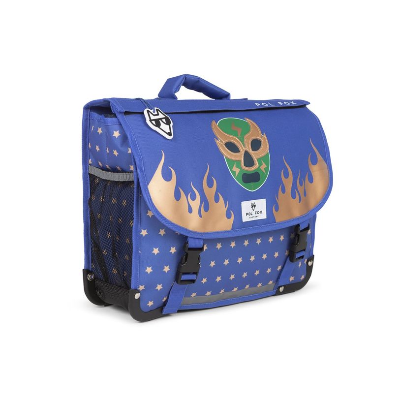 3663842008497-Cartable réversible Catch - 38 cm - 2 compartiments - bleu - Pol Fox-P_405164601_12-9