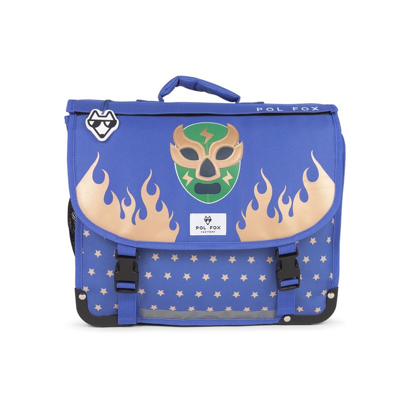3663842008497-Cartable réversible Catch - 38 cm - 2 compartiments - bleu - Pol Fox-P_405164601_17-12