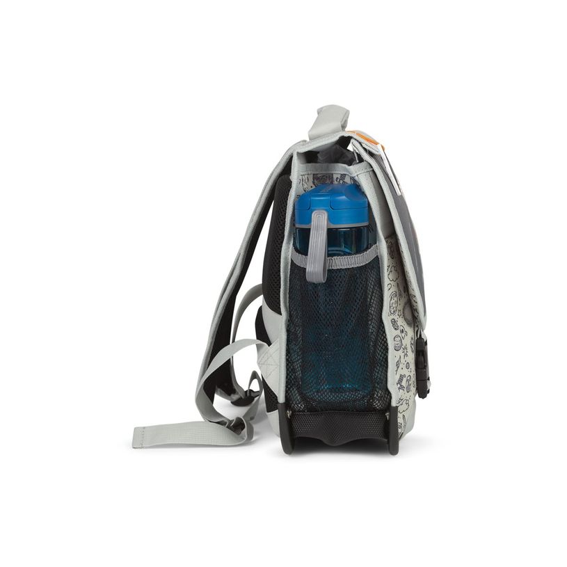 3663842008329-Cartable maternelle réversible Rocket - 35 cm - 1 compartiment - gris - Pol Fox-P_405164609_12-12