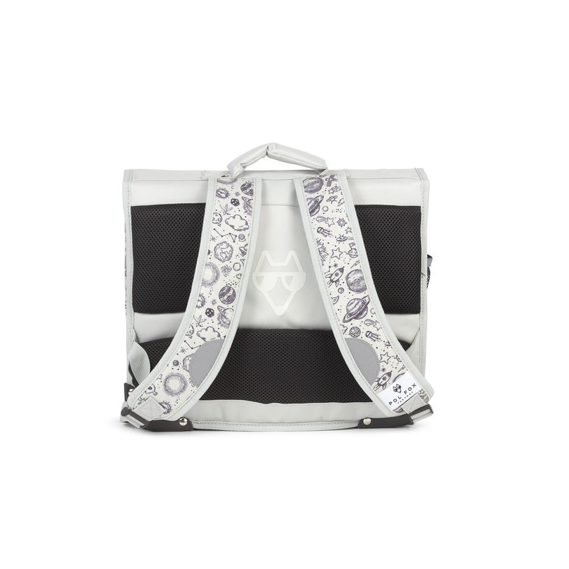 3663842008329-Cartable maternelle réversible Rocket - 35 cm - 1 compartiment - gris - Pol Fox-P_405164609_6-5