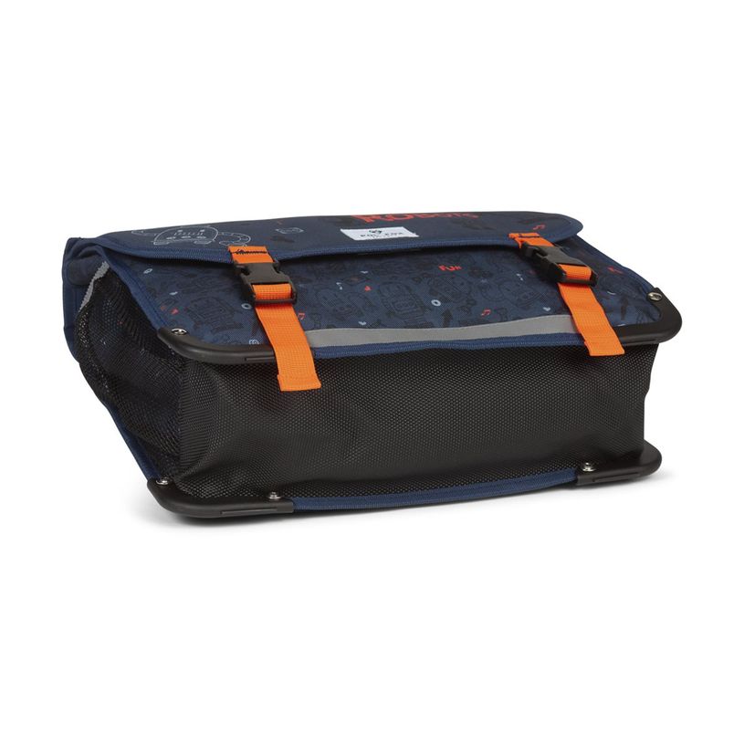 3663842008435-Cartable maternelle réversible Robot - 35 cm - 1 compartiment - bleu - Pol Fox-P_405164611_15-10