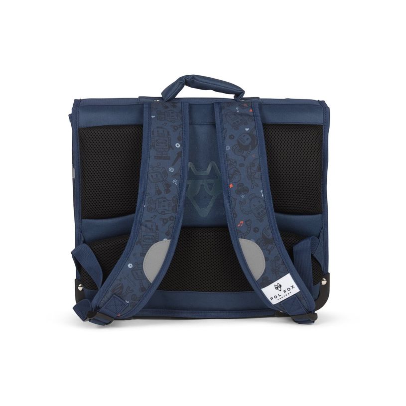 3663842008435-Cartable maternelle réversible Robot - 35 cm - 1 compartiment - bleu - Pol Fox-P_405164611_16-11