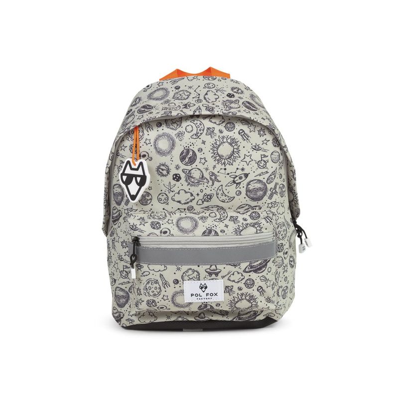 3663842008343-Sac à dos maternelle Rocket - 1 compartiment - gris - Pol Fox-P_405164614_5-8