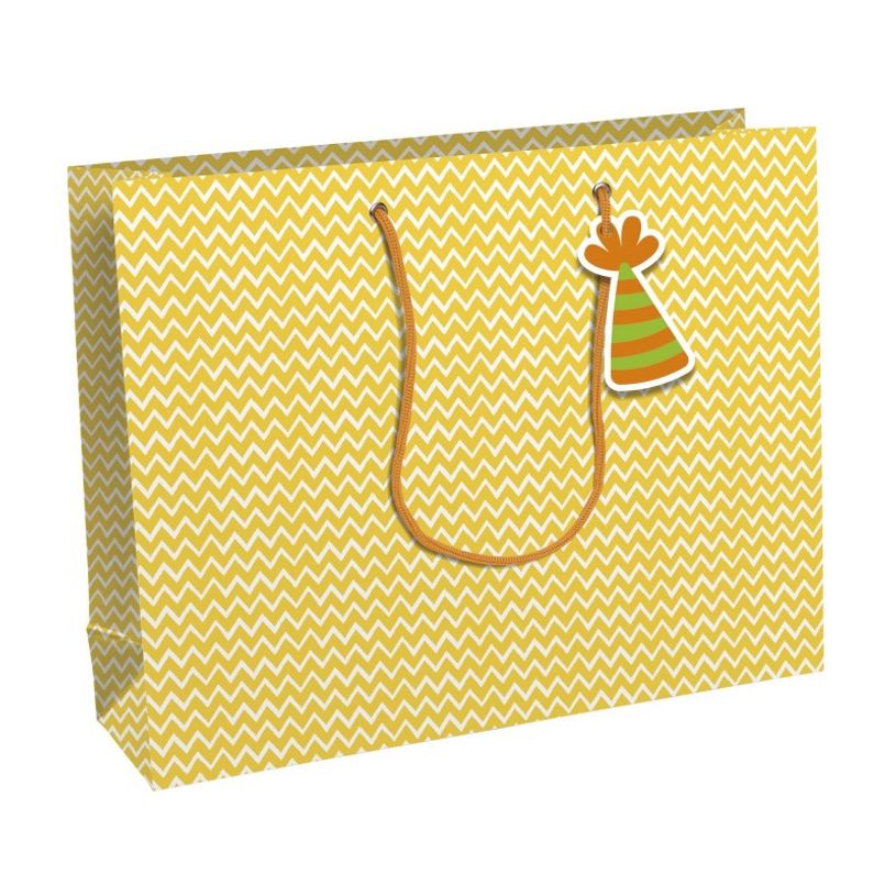 5033601012542-Clairefontaine Rhodia 72'S - Sac cadeau - 37.3 cm x 11.8 cm x 27.5 cm - safari - jaune-P_405164701_1-0