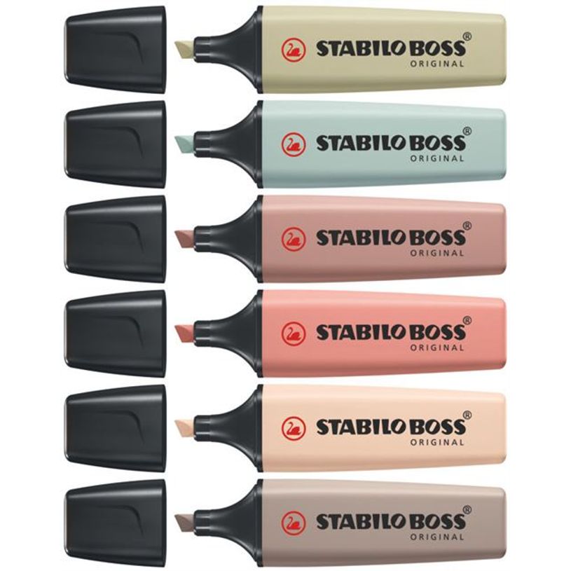 4006381603140-STABILO BOSS ORIGINAL NATURE COLORS - Pack de 6 surligneurs - couleurs assorties-P_405164777_1-0