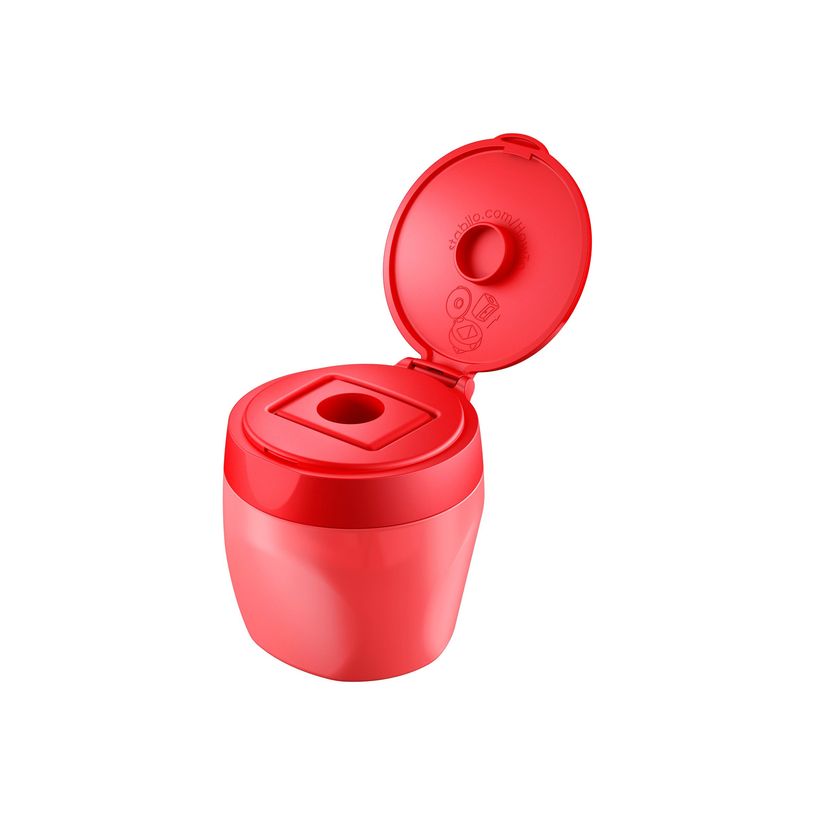 4006381601184-STABILO Woody 3 in 1 - Taille-crayon avec réservoir - rouge-P_405164801_3-0