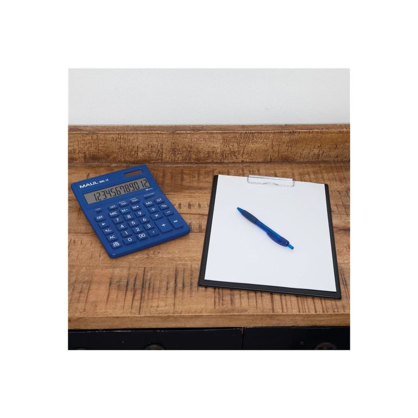 4002390091282-Calculatrice Maul MXL 12 - 12 chiffres - panneau solaire et pile - bleu-P_405164915_1-1