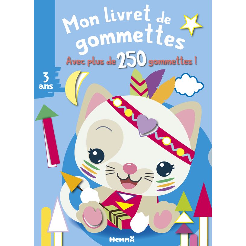 9782508050787-Mon Livret de Gommettes : Chat Blanc - avec plus de 250 Gommettes !-P_405164993_1-0