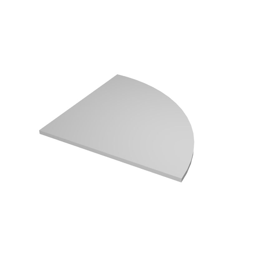 7331920001598-Angle de liaison à 90° pour Bureau Trend (pied non inclus) - plateau gris--0
